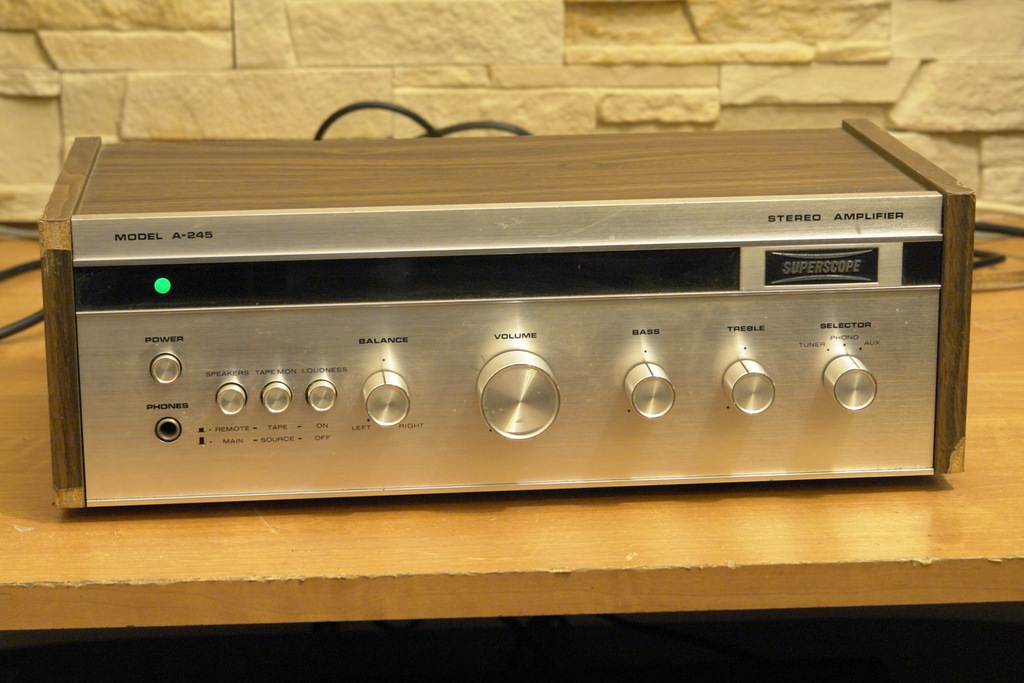 SUPERSCOPE BY MARANTZ A245 # WZMACNIACZ VINTAGE #