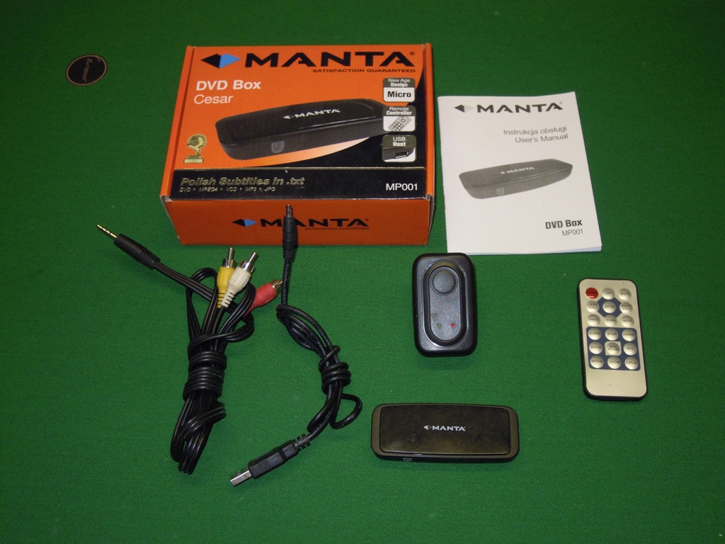 Odtwarzacz Manta DVD BOX Cesar MP001