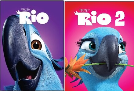 RIO 1 + 2 - Zestaw 2 Filmów (2 Bajki) 2xDVD wys24h