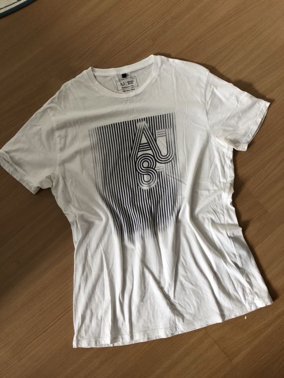 Armani Jeans klasyczny męski t-shirt XL - XXL hit