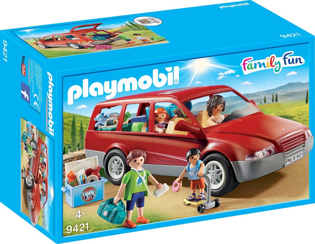 PLAYMOBIL FAMILY FUN 9421 SAMOCHÓD RODZINNY