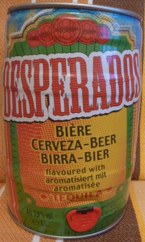 Beczka 5l puszka po piwie Desperados