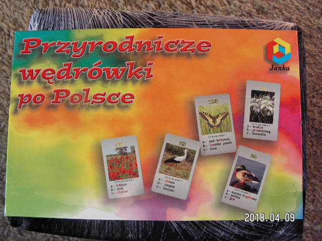 Przyrodnicze wędrówki po Polsce, gra edukacyjna,+5