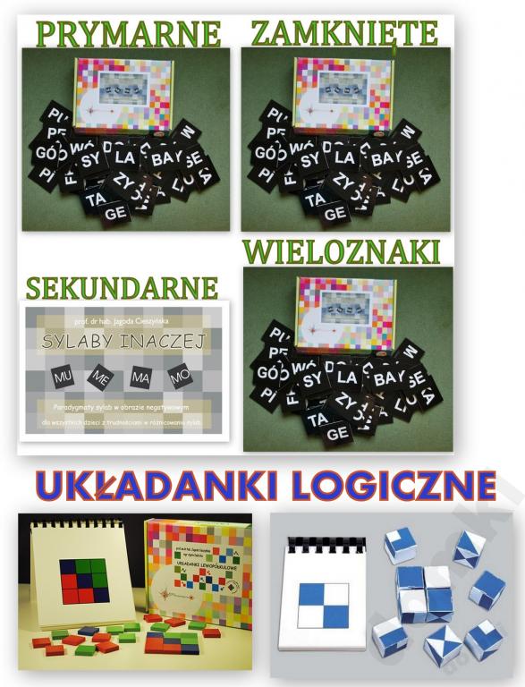 SYLABY Metoda Krakowska+układanki NAUKA LOGICZNEGO