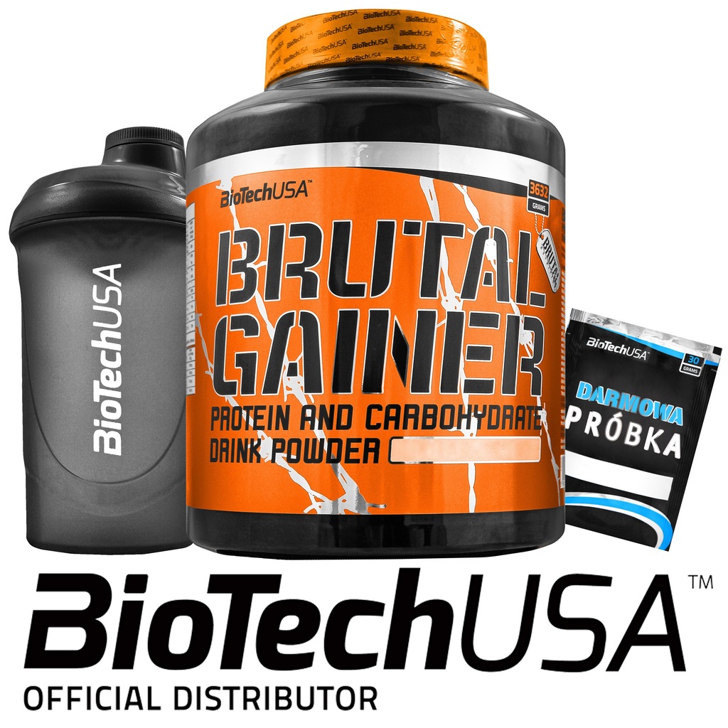 BIOTECH USA BRUTAL GAINER 3632g GAINER MASA SIŁA