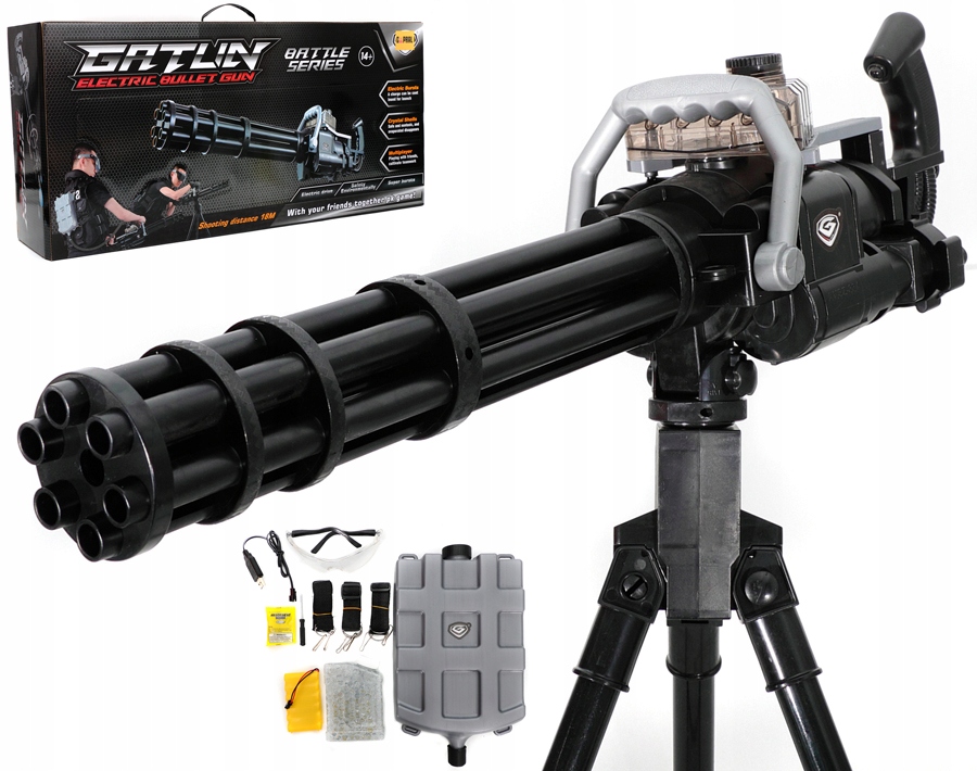 Karabin Obrotowy Mega Działo+ 2500 Kulek Żelowych!