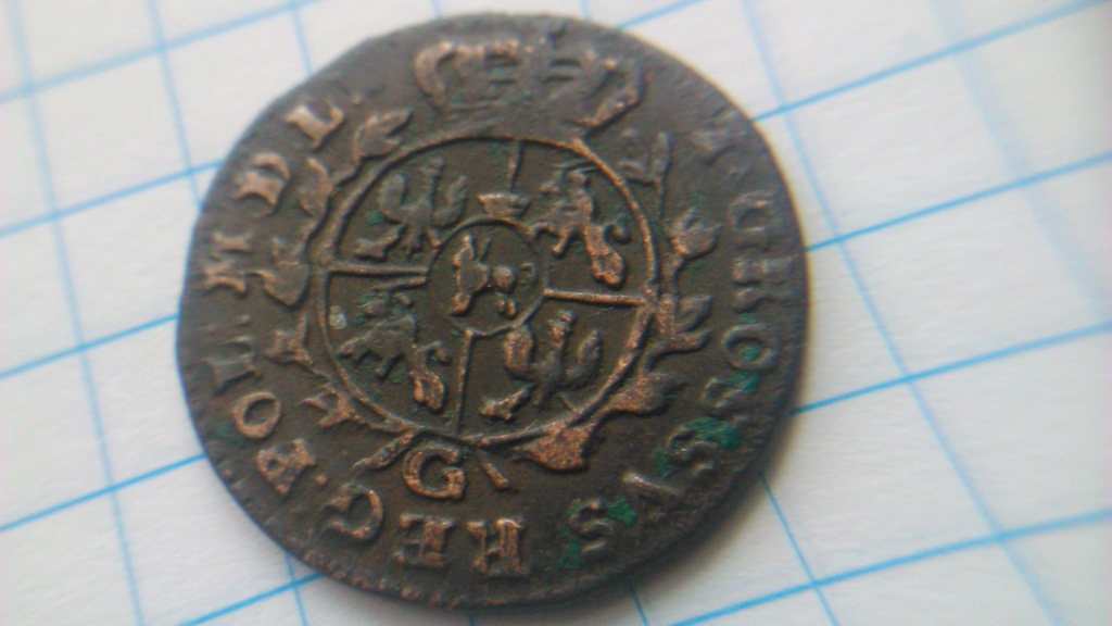 grosz moneta Poniatowski 1767 numizmatyka