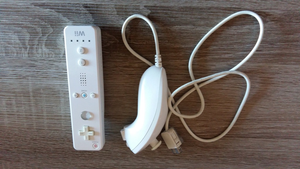 Oryginalny Pilot Nintendo Wii Remote + Nunchuck