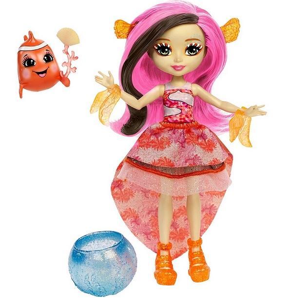 ENCHANTIMALS. MORSKIE LALKI CLARITA CLOWNFISH