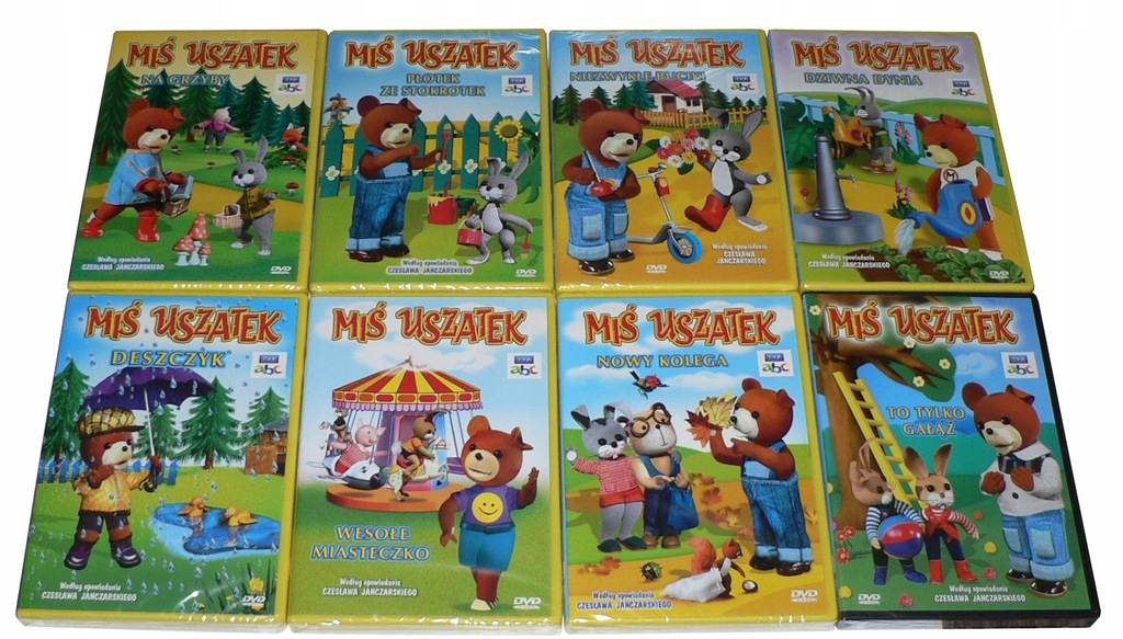 DVD - MIŚ USZATEK [ 8 DVD ] 79 odcinków - FOLIA !