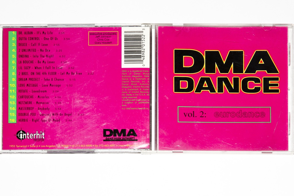 DMA DANCE vol. 2 = Eurodance = Made in USA WYS24H