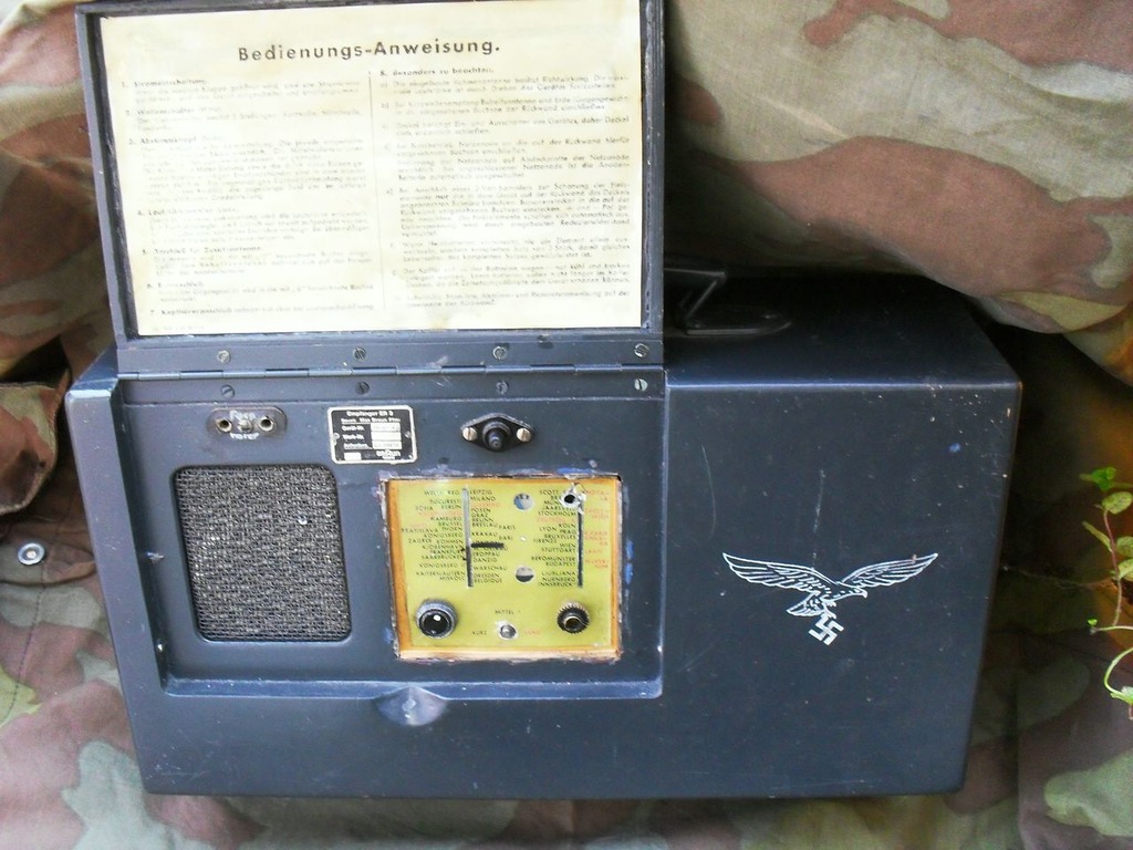 Radio ER 3 Braun Luftwaffe radiostacja WH Łacznosc