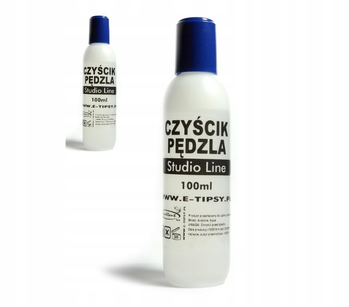 Płyn do mycia pędzli 1000 ml czyścik pędzla