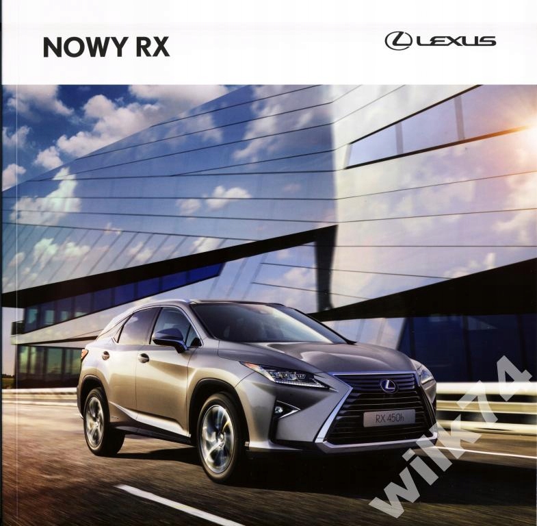 Lexus RX prospekt model 2018 polski 72 str.