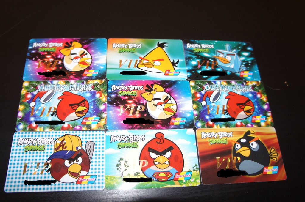 Angry Birds VIP karty
