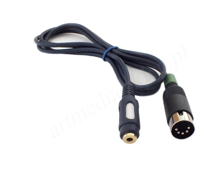 kabel Jack 3,5 gniazdo - DIN 5 WM545 wtyk 1,5 m