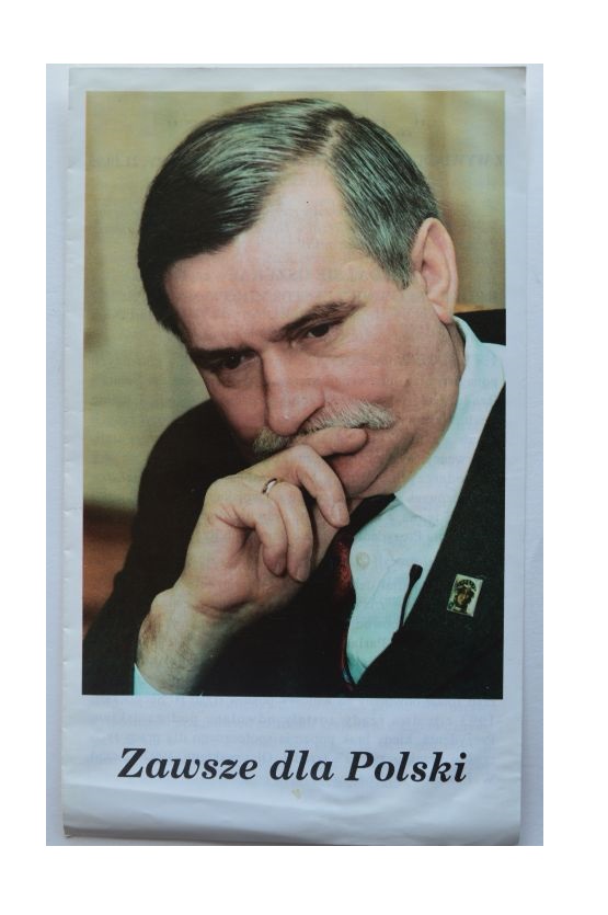 LECH WAŁĘSA-WYBORY 1995 -ULOTKA WYBORCZA