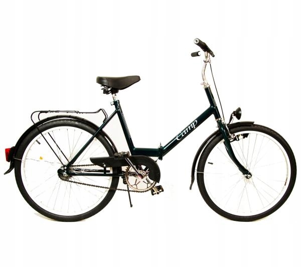 Rower miejski Nice Bike Camp 24" (bordowy)