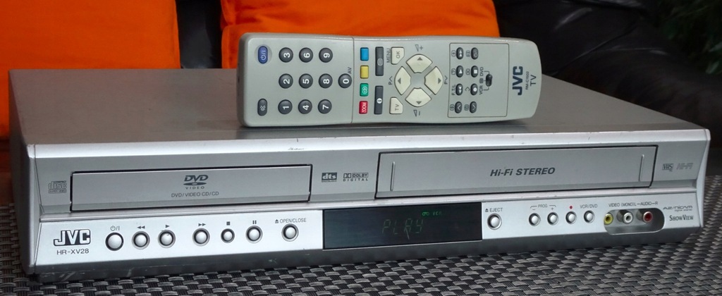Combo VHS+DVD - JVC HR-XV28 - HiFi Stereo