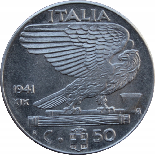 50 centesimi 1941 Włochy st.III