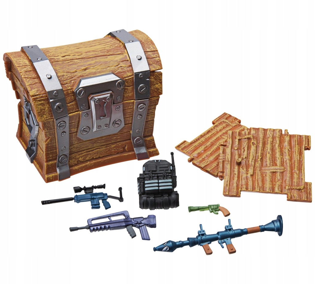 FORTNITE SKRZYNIA CHEST NOWA OFICJALNA FIGURKA 7715748734 oficjalne