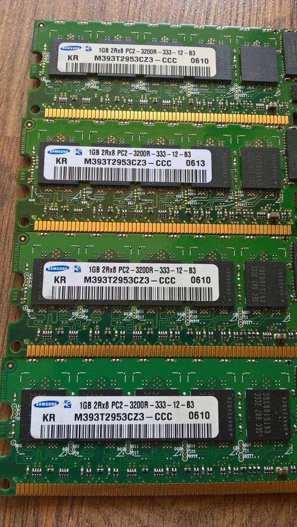 Ram 1GB 2Rx8 PC2 3200R DDR2 Dell Precision