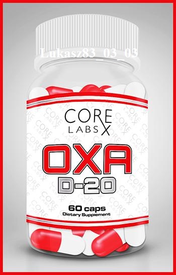 OXA-20 CORE LABS ANAVAR 20 mg PROHORMON 60 kaps.