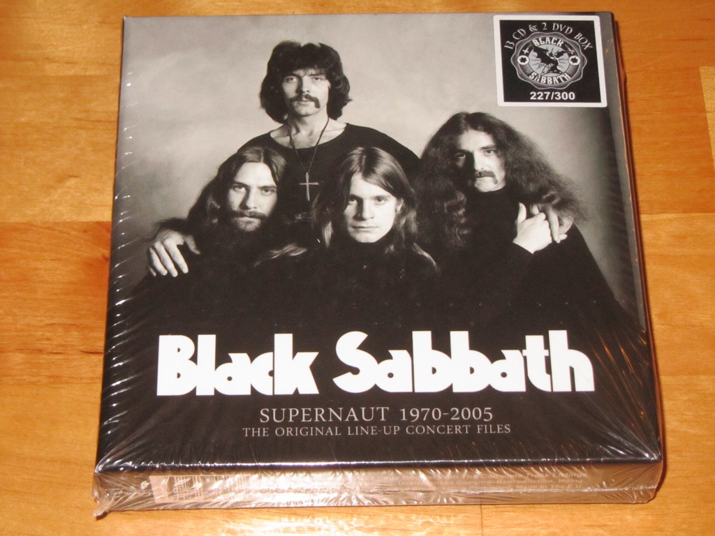 BLACK SABBATH ''SUPERNAUT'' - BOX - 13CD + 2DVD