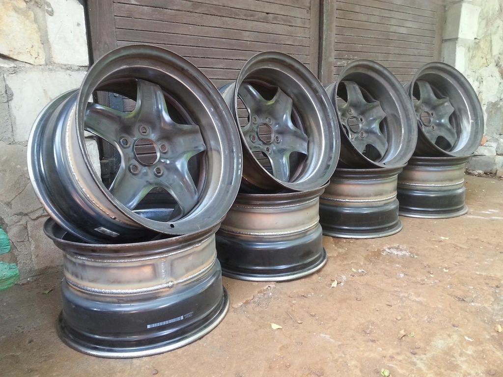 10x Felgi Strukturalne 17&quot; 5x120 10J BMW E36
