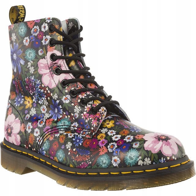 Kolorowe Skórzane Buty Botki Dr.Martens r.36