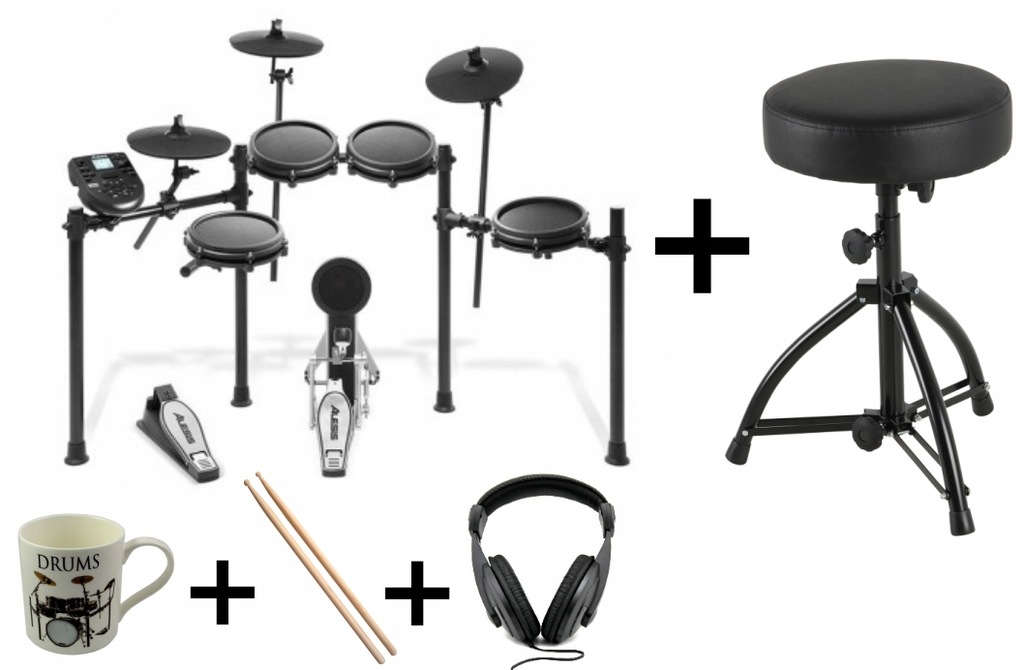 ALESIS Nitro Mesh Kit perkusja elektroniczna + Sto