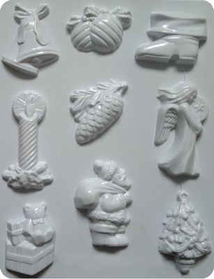 ANIOŁ MIKOŁAJ CHOINKA FORMA DO ODLEWÓW Z GIPSU