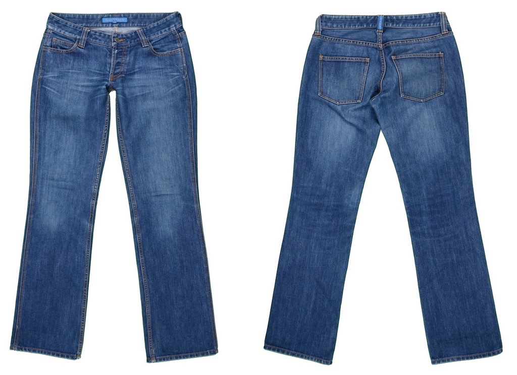 FCUK jeansy z przetarciami BOOTCUT r. 38 MISIZM