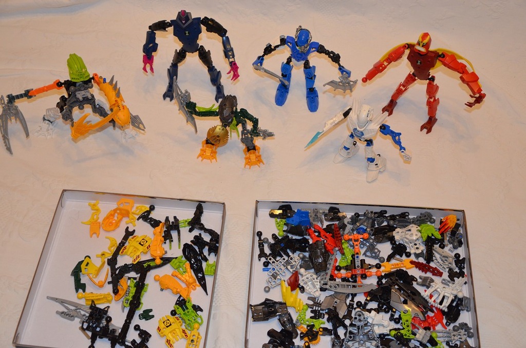 Wielki zestaw Lego- Bionicle, Hero Factory, Ben 10