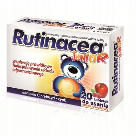 RUTINACEA JUNIOR 20 tabletek do ssania