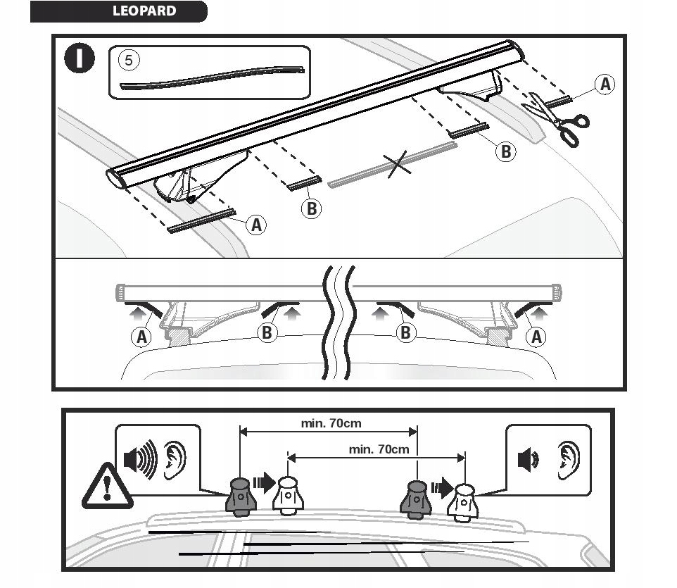 BASIC ROOF RACK OPEL ZAFIRA B 2008>2012