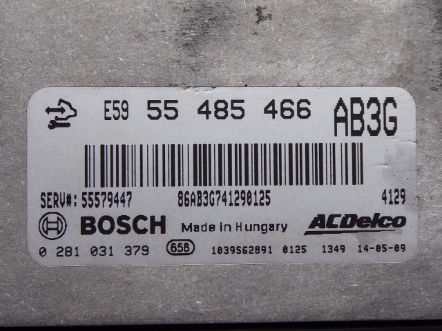 Computer OPEL INSIGNIA LIFT 2.0 CDTI 55485466