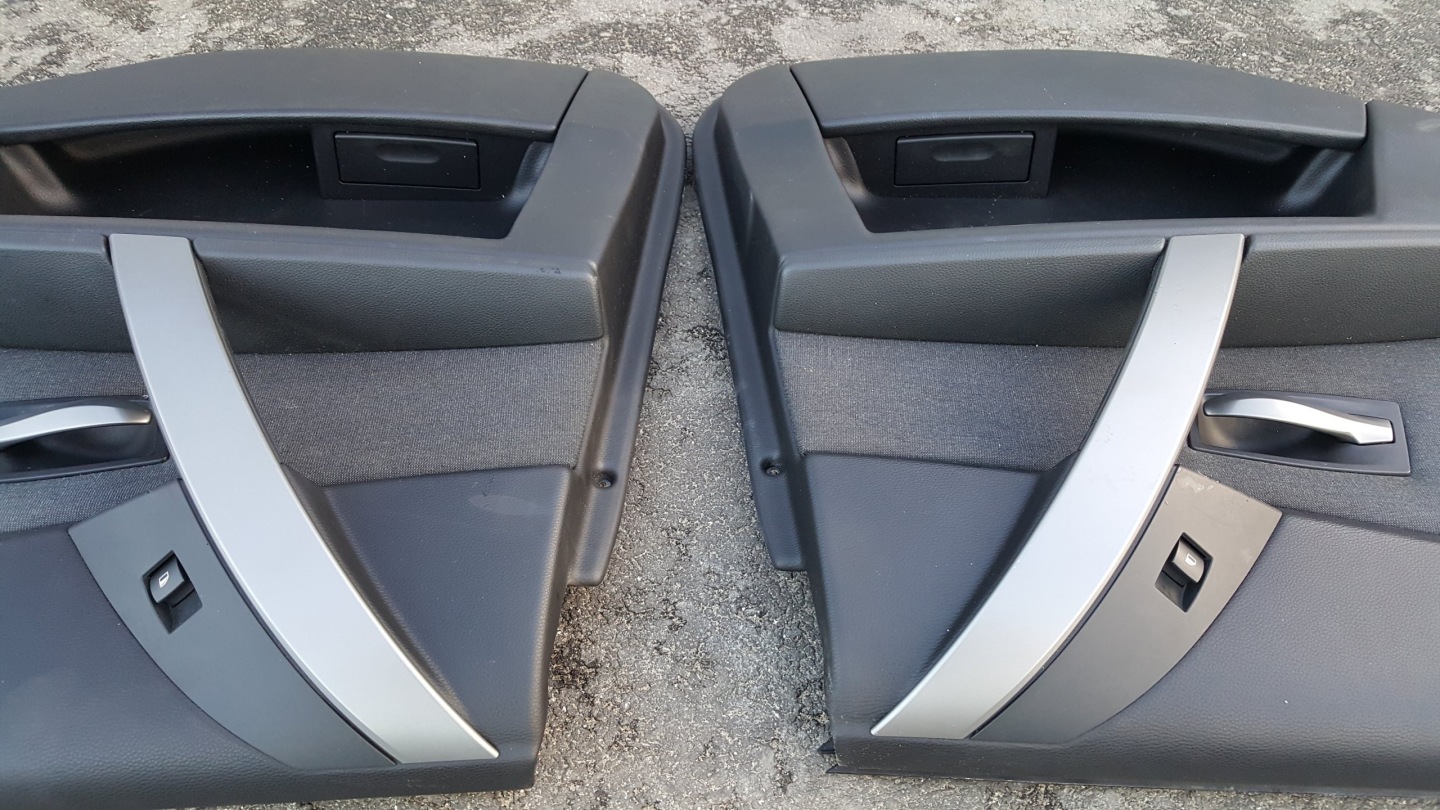 upholstery door side handle rear part BMW 5 E61 complete 1 SZTUKA OE EU