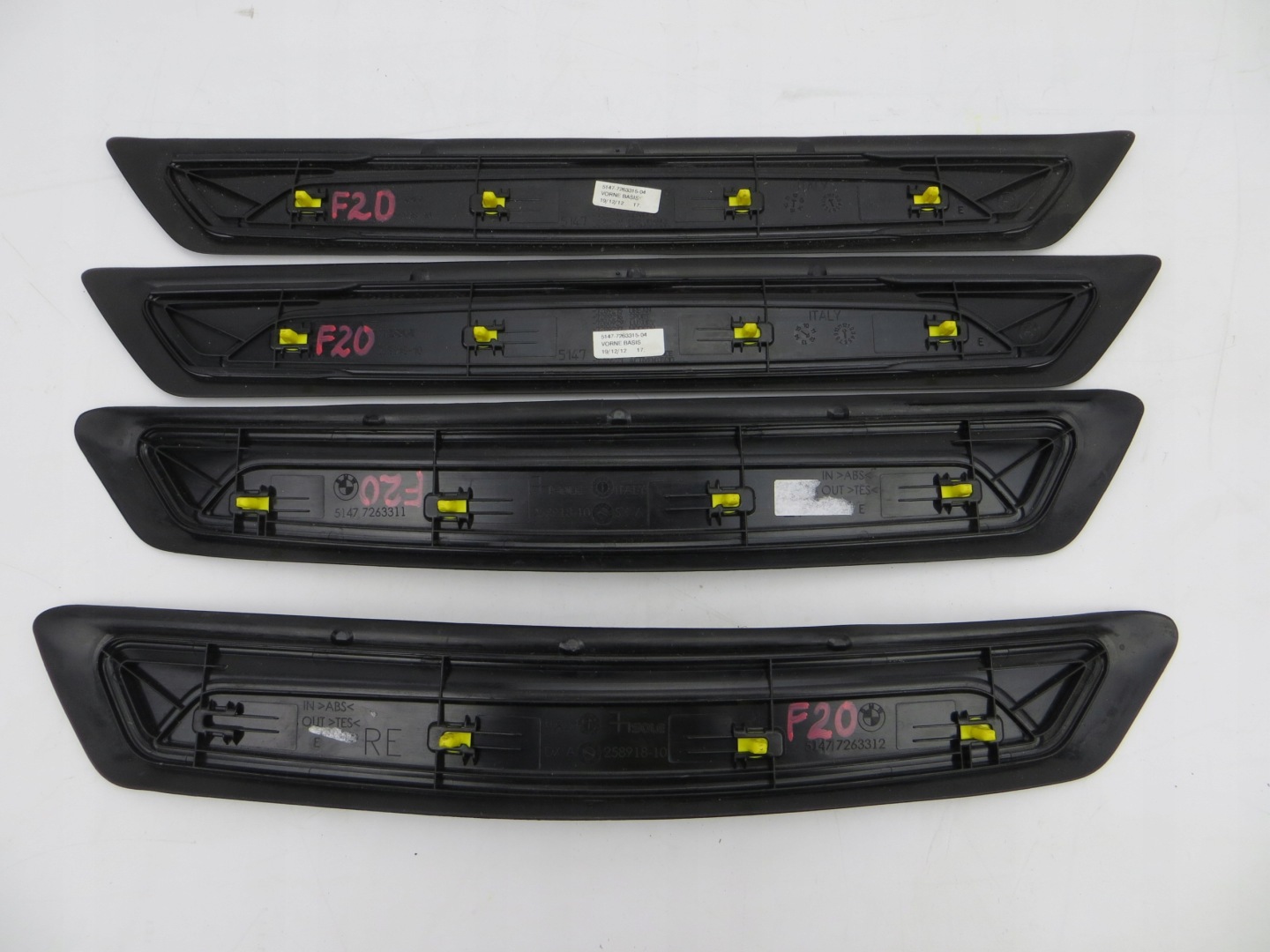 mouldings threshold caps BMW F20 7263315