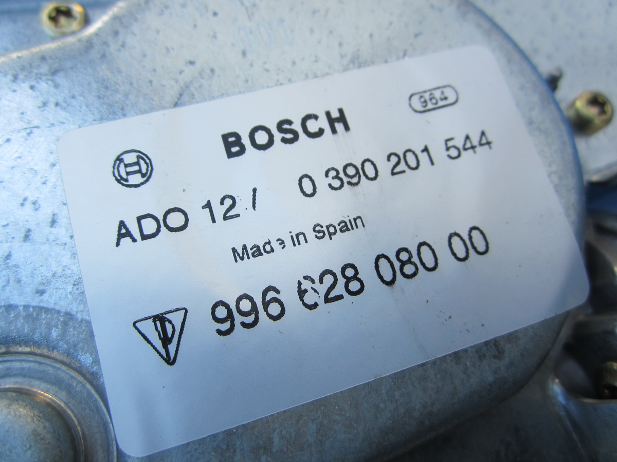 motor ablaktörlők far Porsche Carrera 911 996