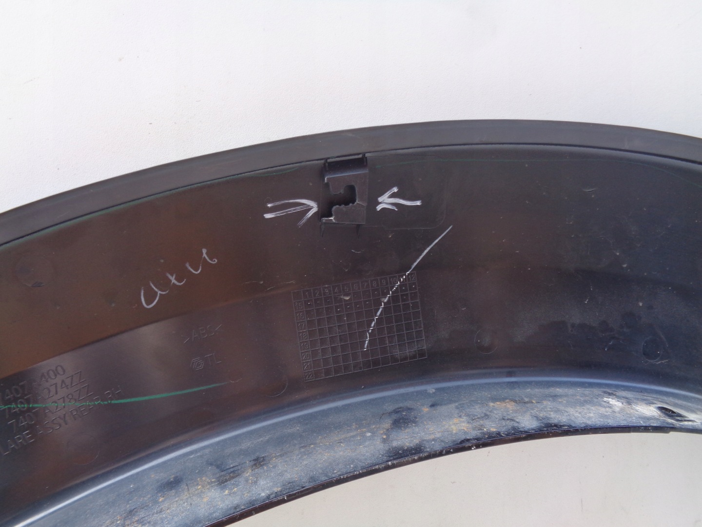 COUVERTURE AILE DROIT ARRIÈRE MITSUBISHI L200 15