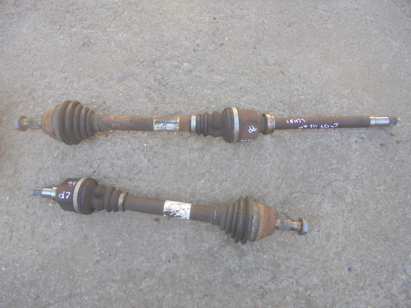 semi-axis right CITROEN C4 B7 308 1.6 HDI 9661107480