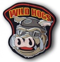 WILD HOGS Нашивка Gang of Wild Hogs, 30 см