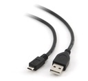 Gembird kábel Micro-USB (M) na USB 2.0 (M) 3 m, čierny CCP-mUSB2-AMBM-10 Konštrukcia plochý kábel