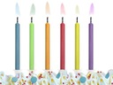 Свечи Magic Birthday Colorful Flame Fire 6 шт.