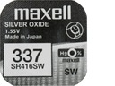 1x СЕРЕБРЯНАЯ БАТАРЕЯ MAXELL SR 416 SW 337 623 SB-A5