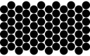 Наклейки POTTLES DOTS CIRCLES - 4 см - набор из 72 шт.