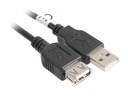 RJR8 USB 2.0 УДЛИНИТЕЛЬ 3 МЕТРА ЧЕРНЫЙ!