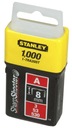 Скобы мебельные STANLEY 8мм 1000шт тип А