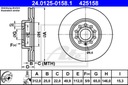 DISQUES SABOTS DE FREIN ATE AVANT - VW GOLF VI 312MM photo 2 - milautoparts-fr.ukrlive.com